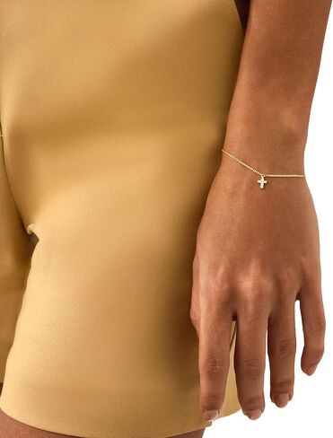 Diamond Cross Bracelet, Diamond Cross, Cross Bracelet, 14K Diamond Cross Bracelet, Christian Bracelet, Christian Jewelry in Saudi Arabia