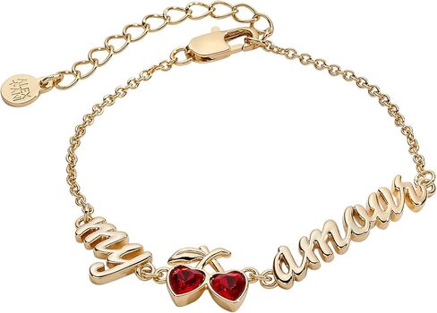 Alex and Ani My Cherry Amour Linear Bracelet, Shiny Gold in Saudi Arabia