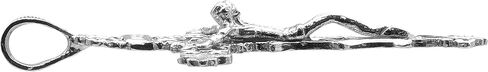FindingKing 14K White Gold INRI Crucifix Charm Religious Jewelry in Saudi Arabia