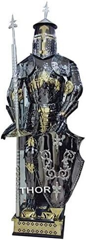 THOR INSTRUMENTS Medieval Templar Knight Full Suit Rust Free Stainless Steel Fully Wearable Rustic Vintage Home Decor Gifts in Saudi Arabia