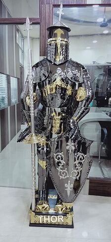 THOR INSTRUMENTS Medieval Templar Knight Full Suit Rust Free Stainless Steel Fully Wearable Rustic Vintage Home Decor Gifts in Saudi Arabia