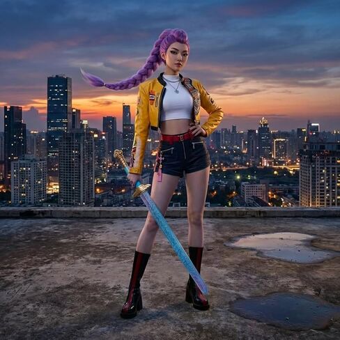سيف الأسلحة التنكرية لشخصية Hunter Cosplay: Anime Merch - دعامة إكسسوارات الزي بطول 81.28 سم ذهبي in Kuwait
