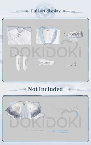 KIRA KIRA Mo Dao Zu Shi Lan Wangji Costume Doki-SR Dao Mo To Shi Cosplay MDZS Lan Wangji Winter Cosplay Outfits in Saudi Arabia