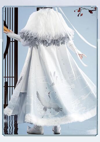 KIRA KIRA Mo Dao Zu Shi Lan Wangji Costume Doki-SR Dao Mo To Shi Cosplay MDZS Lan Wangji Winter Cosplay Outfits in Saudi Arabia