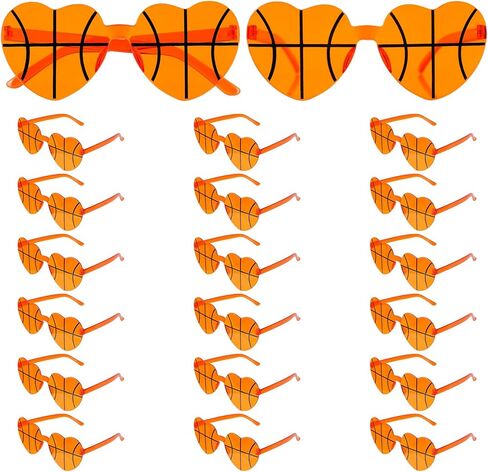 20 قطعة من النظارات الشمسية الرياضية على شكل قلب هدايا جماعية للفريق لكرة الطائرة وكرة السلة وكرة السلة والحفلات الرياضية الليلية لكبار السن in Kuwait