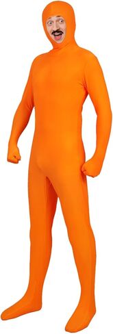 Uisozsfeb Unisex Full Body Spandex Zentai Suit Halloween Costumes Open Face Cosplay Bodysuit for Men and Women in Saudi Arabia