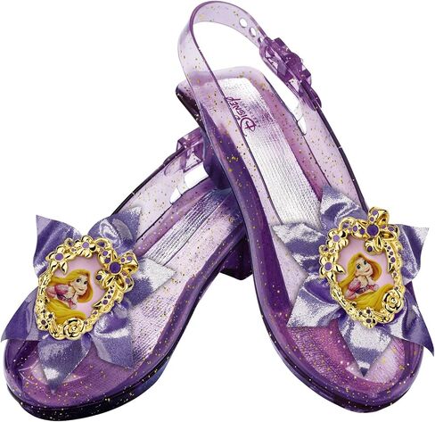 Disney Princess Tangled Rapunzel Sparkle Shoes, Official Disney Costume Accessories, Age Grade 4+, Fits up to Size 6 in Saudi Arabia