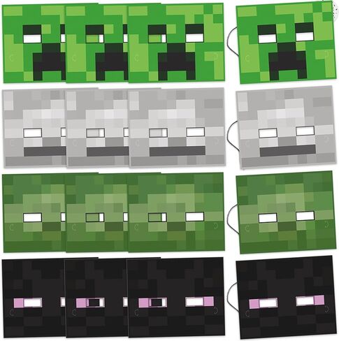 Unique Minecraft Party Favors and Decorations - Minecraft Masks for Birthday Party - Officially Licensed in Saudi Arabia