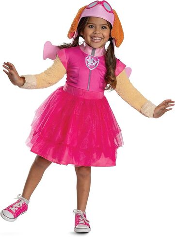 Paw Patrol Skye Tutu Costume, Official Paw Patrol Skye Toddler Costume with Headpiece and Wings in Saudi Arabia