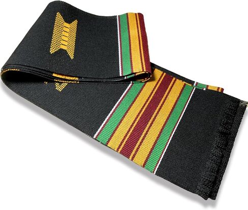 Black Grads Matter 2026 Authentic Handwoven Kente Cloth Graduation Stole, Authentic African Art Stole, Kente Graduation Stole 2026 in Saudi Arabia