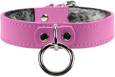 VP Leather Kaytlyn Collar Full Grain Leather Handmade Collar O Ring in Kuwait