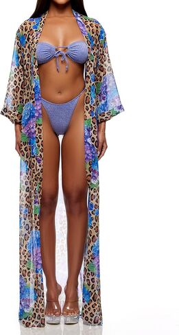 Forplay Women's Termoli Mesh Pool Kimono in Kuwait