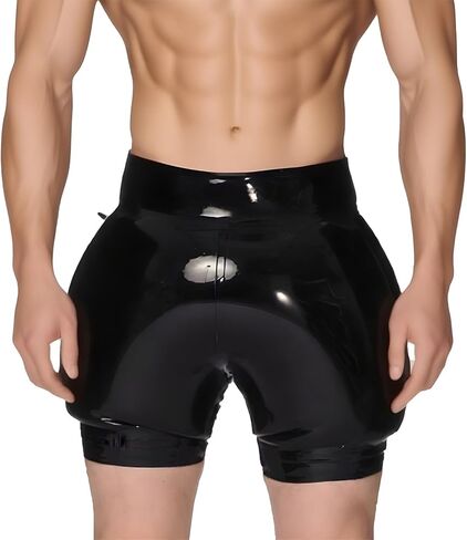 سراويل داخلية للرجال من IOKUKI مصنوعة من المطاط اللاتكس قابلة للنفخ، سراويل داخلية مطاطية مصنوعة يدويًا من اللاتكس in Kuwait