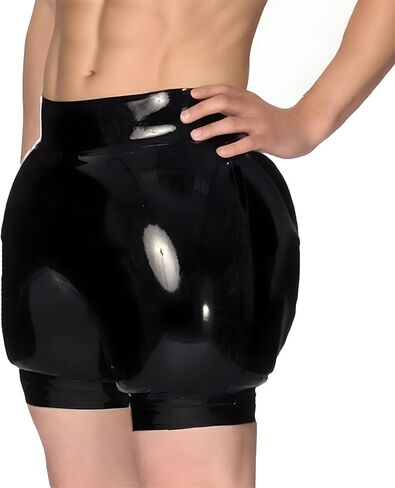 سراويل داخلية للرجال من IOKUKI مصنوعة من المطاط اللاتكس قابلة للنفخ، سراويل داخلية مطاطية مصنوعة يدويًا من اللاتكس in Kuwait