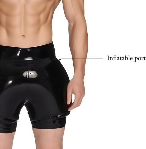 سراويل داخلية للرجال من IOKUKI مصنوعة من المطاط اللاتكس قابلة للنفخ، سراويل داخلية مطاطية مصنوعة يدويًا من اللاتكس in Kuwait