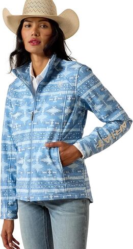 ARIAT womens Ariat Logo Softshell Print Jacket in Saudi Arabia