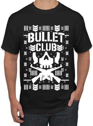 تي شيرت رجالي من Bullet Club Wrestling Bone Soldier Ugly Christmas Sweater in Kuwait
