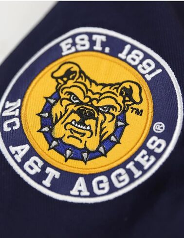 سترة Big Boy North Carolina A&T Aggies S12 State Racing Twill للبالغين [أزرق داكن] - ID#73652-115-208-0-0 in Kuwait