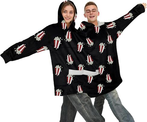 2 Person Couple Hoodies Matching Pajamas for Couples Oversized Matching Onesies Sweatshirts in Kuwait