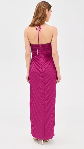 AMUR Women's Ionea Pleated Gown in Saudi Arabia
