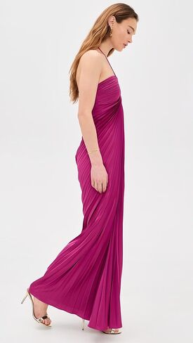 AMUR Women's Ionea Pleated Gown in Saudi Arabia