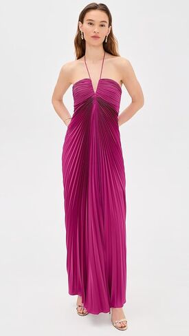 AMUR Women's Ionea Pleated Gown in Saudi Arabia