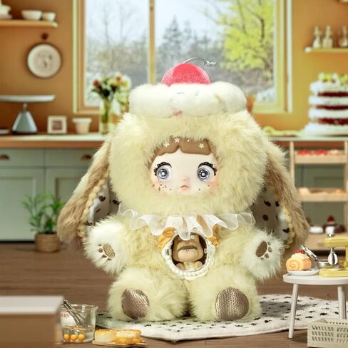 صندوق أعمى من القطيفة من CALEMBOU، صندوق غامض من سلسلة Kawaii Nommi Sweetheart للحيوانات المحشوة، سلسلة مفاتيح من القطيفة من الفينيل اللطيفة لهدايا عيد الميلاد وعيد الحب in Saudi Arabia