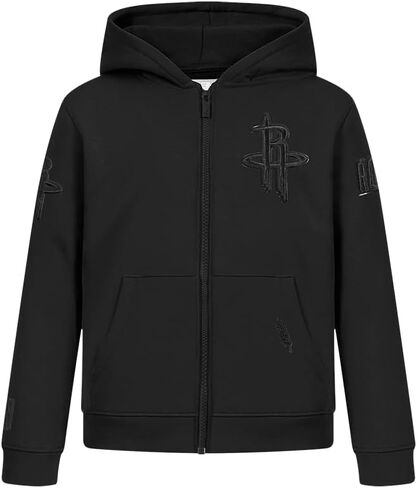 Pro Standard Big Boys NBA Classic Triple Black Fleece Full Zip Hoodie in Saudi Arabia