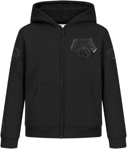 Pro Standard Big Boys NBA Classic Triple Black Fleece Full Zip Hoodie in Saudi Arabia