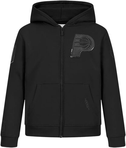 Pro Standard Big Boys NBA Classic Triple Black Fleece Full Zip Hoodie in Saudi Arabia