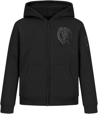 Pro Standard Big Boys NBA Classic Triple Black Fleece Full Zip Hoodie in Saudi Arabia