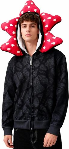 Teens Kids D-Demogorgon Jacket Unisex Adults Zip-Up Onesie Hoodies Sweatshirt Outfits for Youth Boys Girls in Kuwait