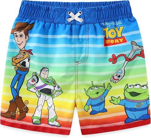 Disney Toy Story Woody Buzz Lightyear Boys UPF 50+ Swim Trunks Shorts Bathing Suit for Toddler and Big Kids in Saudi Arabia