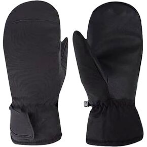 IZUS Women Ski-Gloves Non-Slip-Leather Mittens - Plus-Velvet-Thickened Mitt Waterproof Cold-Weather Gloves Outdoor Winter in Kuwait