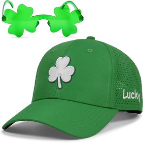 St Patricks Day Hat for Men Women, Saint Pattys Lucky Shamrock Trucker Hat,Irish Gifts Accessories in Saudi Arabia
