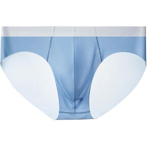 الرجال الحرير الجليد الملابس الداخلية ملخصات 1 قطعة الصيف رقيقة جدا تنفس Underpant مثير التجفيف السريع سلس الرجال ملخصات in Kuwait