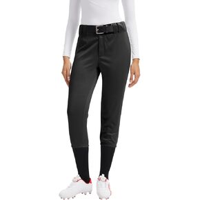 QBK Womens Softball Pants with Dual-Layer Knee - Lightweight Quick Dry Baseball Pants for Woman Adults Tweeners in Kuwait