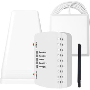 Cell Phone Booster for Home & Multi-Room,Up to 7,000 sq ft,Cell Phone Signal Booster for Band 5/12/13/17,Boost 5G 4G Data for All U.S. Carriers FCC Approved Cell Signal Booster in Saudi Arabia