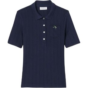 قميص Lacoste النسائي ذو المقاس النحيف Pointelle in Saudi Arabia