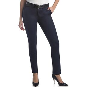 سراويل عمل نسائية من Dickies - مقاس متوسط ​​الارتفاع نحيف الساق قابل للتمدد من نسيج قطني طويل ملابس عمل وبنطلونات كاجوال للنساء in Saudi Arabia