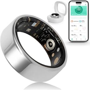 Smart Ring for Women Health Rings for Men Blood Pressure Monitor Fitness Rings for Women Ring Fitness Tracker Blood Pressure Ring Fitness Rings Waterproof for iPhone and Android in Kuwait