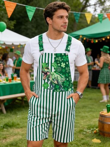 Mens Adjustable Straps Overalls Casual Shorts Romper Workout Jumpsuit in Saudi Arabia