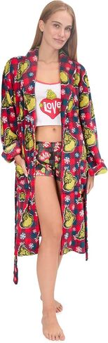 The Grinch Who Stole Christmas Adult Luxury Super Soft Plush Robe with Pockets in Saudi Arabia