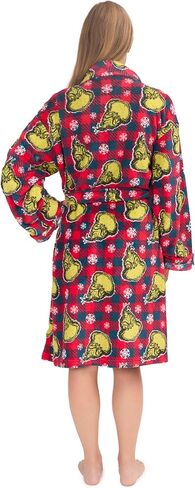 The Grinch Who Stole Christmas Adult Luxury Super Soft Plush Robe with Pockets in Saudi Arabia