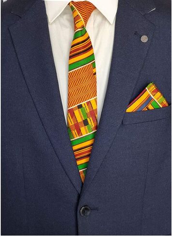ربطة عنق مطبوعة أفريقية من Dupsie's Kente in Kuwait