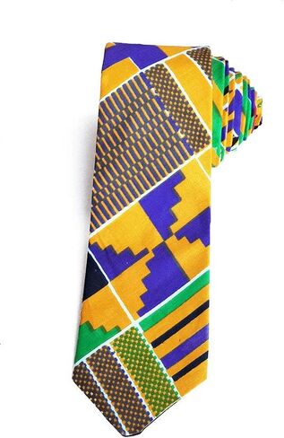 ربطة عنق مطبوعة أفريقية من Dupsie's Kente in Kuwait