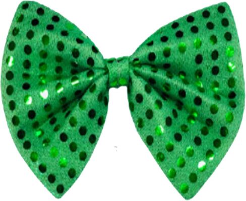 Pack of 4 Men Women Kids Green Bowtie for St Patricks Day Irish Gold Shamrock Bow Tie Festive Carnival Party in Kuwait