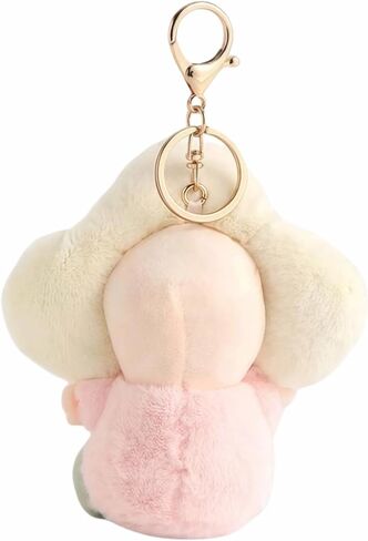 keyluncacy عباد الشمس أفخم سلسلة المفاتيح لسحر حقيبة الظهر للنساء والفتيات، قلادة زهرة لطيف لسحر المحفظة لحقائب اليد، رائعتين شنقا الديكور على ظهره، دمية جميلة لملحقات السيارات kawaii in Kuwait