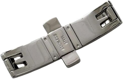 BUZZUFY Butterfly buckle with pusher stainless steel 12mm in Saudi Arabia