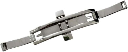 BUZZUFY Butterfly buckle with pusher stainless steel 16mm in Saudi Arabia